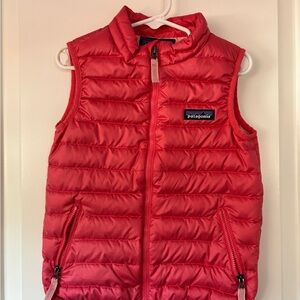 Patagonia Girls Pink Puffer Vest